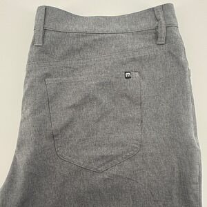Travis Mathew Men Gray Performance Stretch Golf Pants Size 40